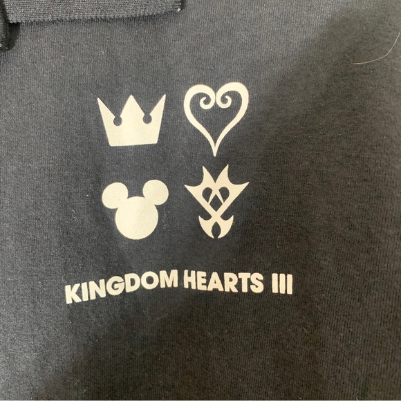 XL Disney Square Enix Kingdom Hearts 3 GameStop Promo Polo Shirt Video Game III - Picture 2 of 5